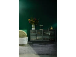 Dressoir BOLI - Zwart/glas Zwart -Zuiver || RICHMOND Verkoop dutchbone boli 36477