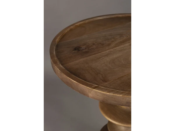 Bijzettafel CATH - Walnoot Hout 2 Bijzettafel CATH - Walnoot Hout - Afbeelding 2