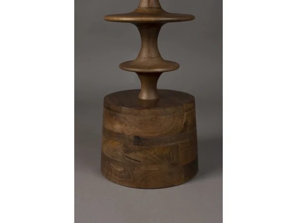 Bijzettafel CATH - Walnoot Hout 4 Bijzettafel CATH - Walnoot Hout - Afbeelding 4