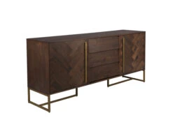 Dressoir CLASS Hoog - Acacia Wood/brass Hout -Zuiver || RICHMOND Verkoop dutchbone class 36026