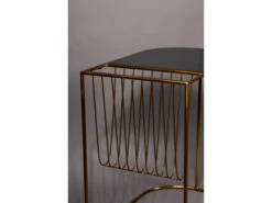 Bijzettafel EILEEN - Goud/Zwart Zwart -Zuiver || RICHMOND Verkoop dutchbone eileen 27932
