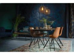 Kuipstoel FRANKY - Brown Bruin -Zuiver || RICHMOND Verkoop dutchbone franky 30469