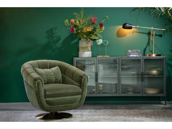 Loungezetel MEMBER - Olive Green Groen 3 Loungezetel MEMBER - Olive Green Groen - Afbeelding 3