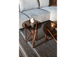 Bijzettafel NAIA - Walnoot Hout -Zuiver || RICHMOND Verkoop dutchbone naia 71339