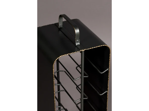 Wijnrek STALWART - Grijs/Goud Grijs 6 Wijnrek STALWART - Grijs/Goud Grijs - Afbeelding 6