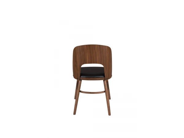 Stoel TALIKA - Walnootfineer Hout 6 Stoel TALIKA - Walnootfineer Hout - Afbeelding 6