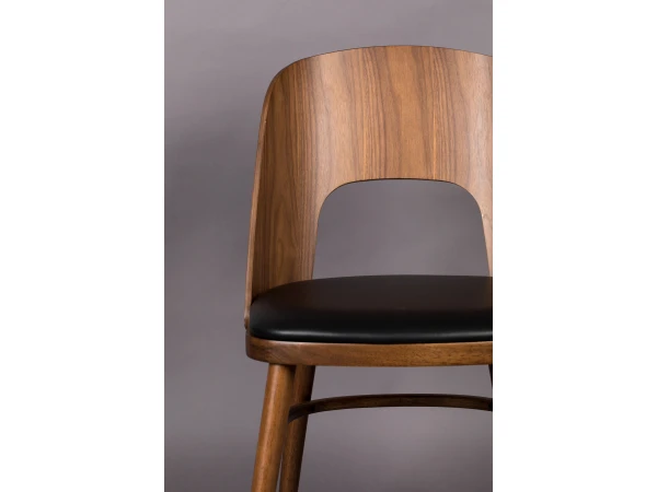 Stoel TALIKA - Walnootfineer Hout 7 Stoel TALIKA - Walnootfineer Hout - Afbeelding 7