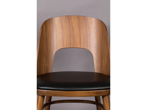 Stoel TALIKA - Walnootfineer Hout 8 Stoel TALIKA - Walnootfineer Hout - Afbeelding 8