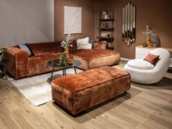 Hoekzetel SESILIA - Levis Copper Koper -Zuiver || RICHMOND Verkoop easysofa sesilia 65230