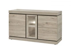Dressoir BELLUNO Smal - Millenium Oak Light Grey Hout