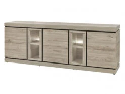 Dressoir BELLUNO Groot - Millenium Oak Light Grey Hout
