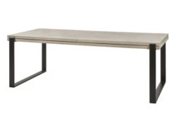 Uitschuiftafel BELLUNO - Millenium Oak Light Grey Hout