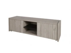 Tv-meubel LUCCA Groot - Millenium Eik Lichtgrijs Hout