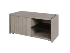 Tv-meubel LUCCA Klein - Millenium Eik Lichtgrijs Hout