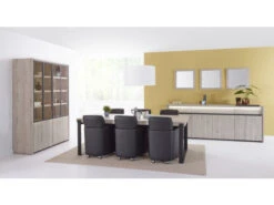 Eetkamertafel LUCCA - Millenium Eik Lichtgrijs/zwart Hout 19 Eetkamertafel LUCCA - Millenium Eik Lichtgrijs/zwart Hout -Zuiver || RICHMOND Verkoop evan lucca 54564