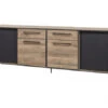 Dressoir 246 Cm PERUGIA - Natuurlijke Parketlook Hout