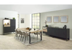 Dressoir PORTOFINO Groot - Bovenblad Black Zwart -Zuiver || RICHMOND Verkoop evan portofino 20672