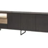 Dressoir PORTOFINO Groot - Bovenblad Black Zwart