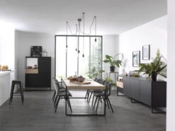 Dressoir PORTOFINO Medium - Bovenblad Black Zwart -Zuiver || RICHMOND Verkoop evan portofino 35942