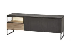 Tv-meubel PORTOFINO - Bovenblad Black Zwart