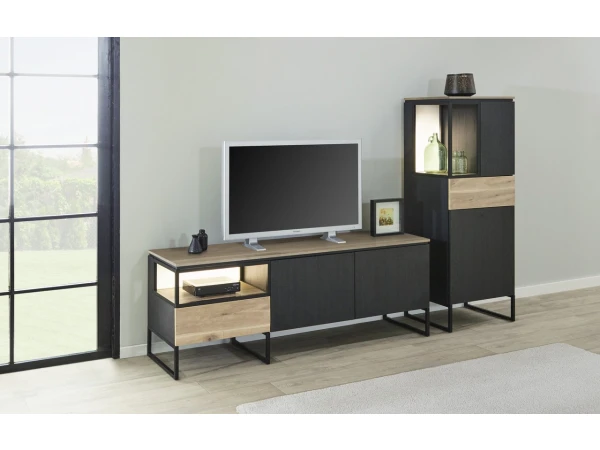 TV-meubel Hout 2 TV-meubel Hout - Afbeelding 2