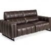 3-zit Met 2 Elektr. Relaxen GENESI - Bruin Leder Bruin