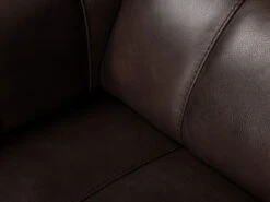 3-zit Met 2 Elektr. Relaxen GENESI - Bruin Leder Bruin -Zuiver || RICHMOND Verkoop franco ferri genesi 64780