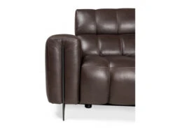 3-zit Met 2 Elektr. Relaxen GENESI - Bruin Leder Bruin -Zuiver || RICHMOND Verkoop franco ferri genesi 64782