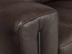 3-zit Met 2 Elektr. Relaxen GENESI - Bruin Leder Bruin -Zuiver || RICHMOND Verkoop franco ferri genesi 64783