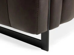 3-zit Met 2 Elektr. Relaxen GENESI - Bruin Leder Bruin -Zuiver || RICHMOND Verkoop franco ferri genesi 64784