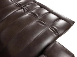 3-zit Met 2 Elektr. Relaxen GENESI - Bruin Leder Bruin -Zuiver || RICHMOND Verkoop franco ferri genesi 64786