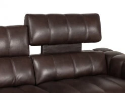 3-zit Met 2 Elektr. Relaxen GENESI - Bruin Leder Bruin -Zuiver || RICHMOND Verkoop franco ferri genesi 64787