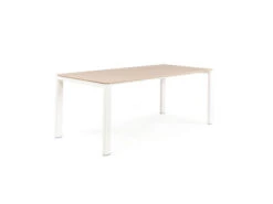 Eetkamertafel MOVE - Eik White Wash - Potenset Wit Hout