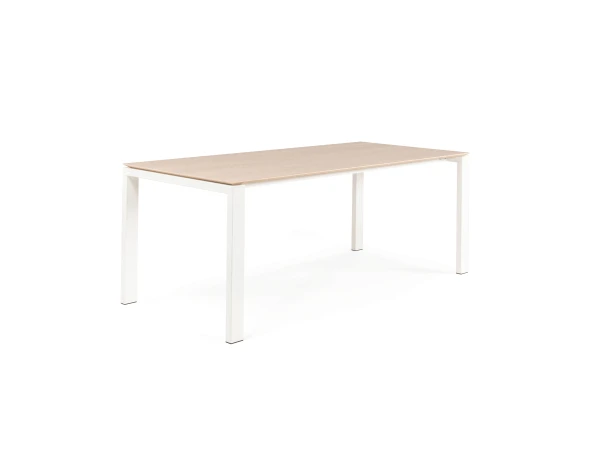 Eetkamertafel MOVE - Eik White Wash - Potenset Wit Hout 1 Eetkamertafel MOVE - Eik White Wash - Potenset Wit Hout
