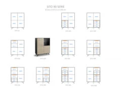 Barkast SITO - Hout/zwart Hout 5 Barkast SITO - Hout/zwart Hout -Zuiver || RICHMOND Verkoop frans bijnen sito 51576