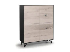 Barkast SITO - Hout/zwart Hout