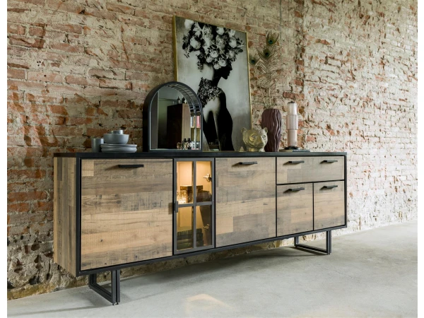 Buffetkast AVALON - Driftwood Hout 8 Buffetkast AVALON - Driftwood Hout - Afbeelding 8