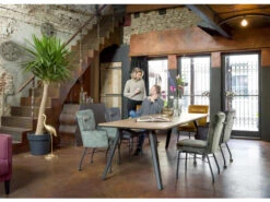 Eetkamertafel CITY - Railway Brown Hout -Zuiver || RICHMOND Verkoop henders amp hazel city 33882 1