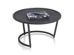 Bijzettafel CITY - Zwart Metaal Zwart