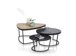 Bijzettafel CITY - Zwarte Marmerlook Zwart -Zuiver || RICHMOND Verkoop henders amp hazel city 34332