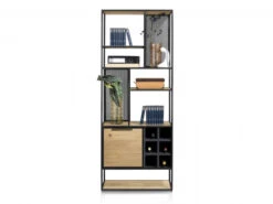 Boekenkast CITY - Railway Brown Hout