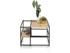 Bijzettafel CITY - Railway Brown Hout