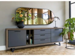 Dressoir CUBO - Burned Oak Multicolor -Zuiver || RICHMOND Verkoop henders amp hazel cubo 50594