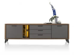 Dressoir CUBO - Burned Oak Multicolor