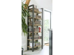 Boekenkast FARMLAND - Oak Railway Brown Hout -Zuiver || RICHMOND Verkoop henders amp hazel farmland 21093