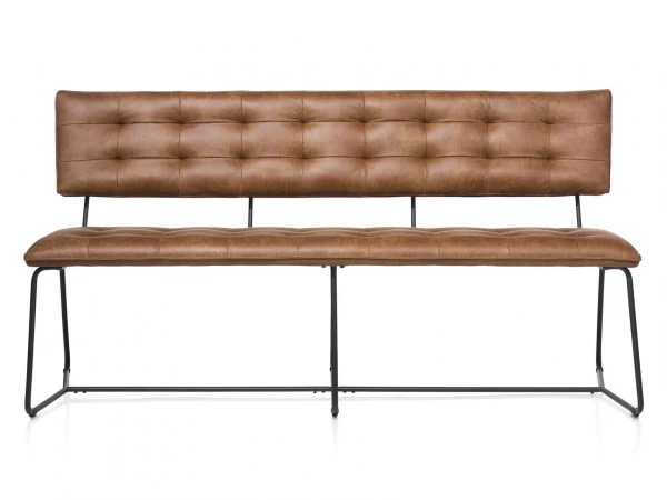 Eetkamerbank JULIEN - Cognac Bruin 1 Eetkamerbank JULIEN - Cognac Bruin