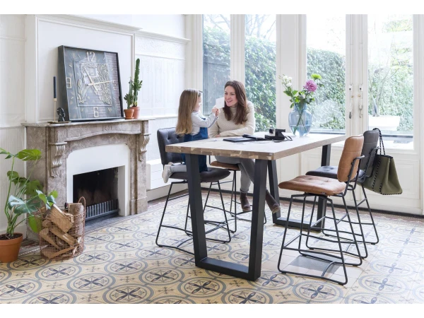 Barstoel JULIEN - Groen Groen 7 Barstoel JULIEN - Groen Groen - Afbeelding 7