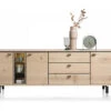 Dressoir LIVADA Groot - Natural Lacquered Hout