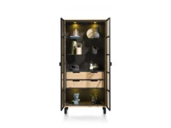 Vitrine LIVADA - Natural Lacquered Hout 5 Vitrine LIVADA - Natural Lacquered Hout -Zuiver || RICHMOND Verkoop henders amp hazel livada 36633