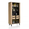 Vitrine LIVADA - Natural Lacquered Hout